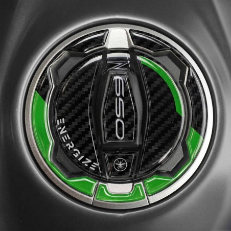 Motorcycle fuel cap protection sticker compatible with the 2025–2026 Kawasaki Z650