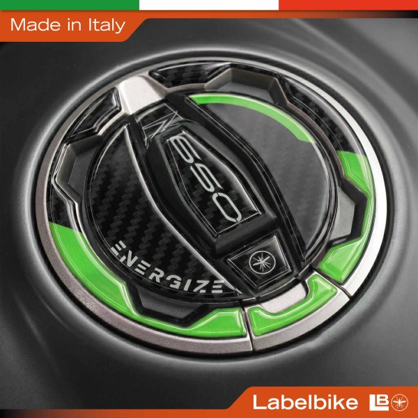 Adhesivo protector para el tapón del depósito de una moto, compatible con la Kawasaki Z650 2025-2026