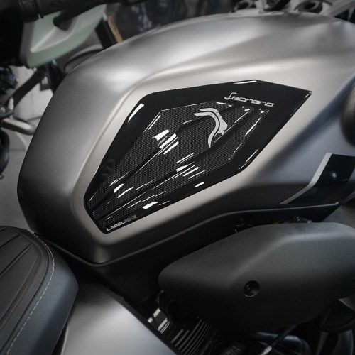                            3D-Seitenaufkleber für den Tank von Motorrädern, kompatibel mit der Benelli Leoncino Bobber 400
                          