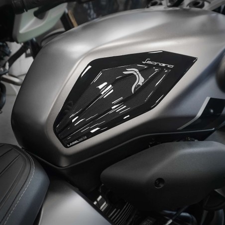 Adhesivos 3D laterales para el depósito de la moto, compatibles con la Benelli Leoncino Bobber 400