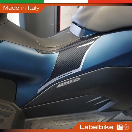 Adhesivos protectores laterales para el estribo de un scooter, compatibles con el Zontes 125D 2023-26