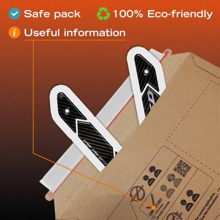 Autocollant 3D de protection pour bulle de scooter, compatible avec le Zontes 125D 2023-2026