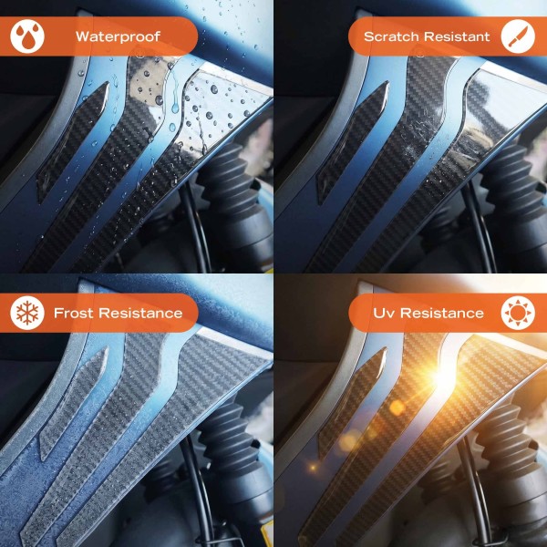 Side Panel Protector Stickers for Scooters, compatible with the Zontes 125D 2023–26