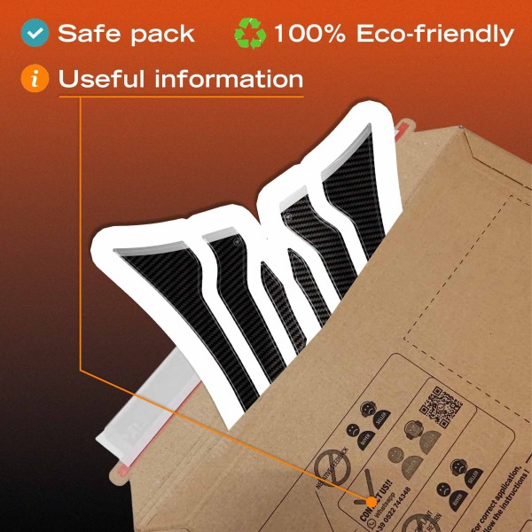 Autocollants de protection latérale pour les flancs de scooter, compatibles avec le Zontes 125D 2023-26