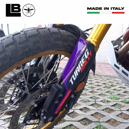 Stickers 3D Protecteurs de potence moto compatibles avec Aprilia Tuareg Rally 660