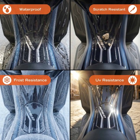 Scooter Footboard Door Protection Sticker, compatible with the Zontes 125D 2023–26