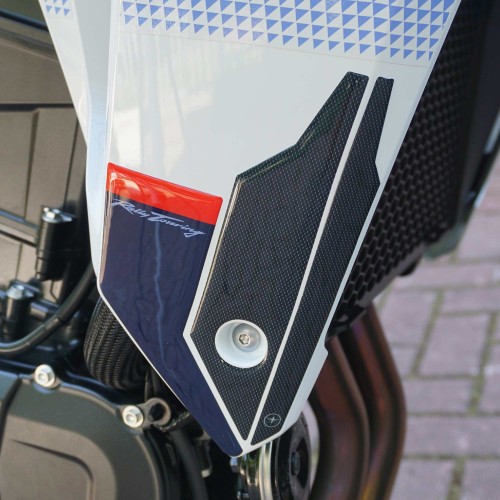                             Adesivi 3D protezioni deflettori moto compatibili con Honda Transalp 2023
                          