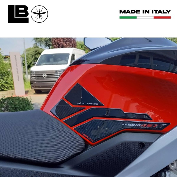 3D Gel Aufkleber 3D Motorrad Seitenprotektoren kompatibel mit Aprilia Tuono 457 2025