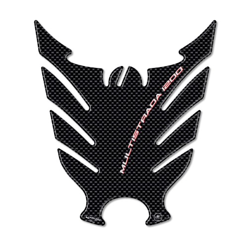                             TANK PROTECTOR STICKERS 3D RESIN CARBON MOTORBIKE DUCATI MULTISTRADA 1200 2010-2014
                          