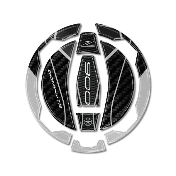 Autocollant 3D de protection pour bouchon de réservoir de moto, compatible avec la Kawasaki Z900 2025-26
