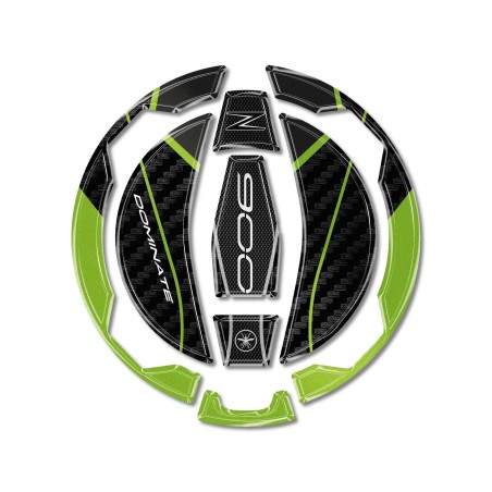 Adesivo 3D Protezione Tappo Serbatoio moto compatibile con Kawasaki Z900 2025-26