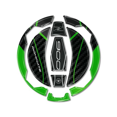 3D-Schutzaufkleber für den Tankdeckel von Motorrädern, kompatibel mit der Kawasaki Z900 (Modelljahre 2025–26)