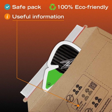 Protecteurs de clés de contact moto 3D autocollants compatibles avec Kawasaki Z1100 2026