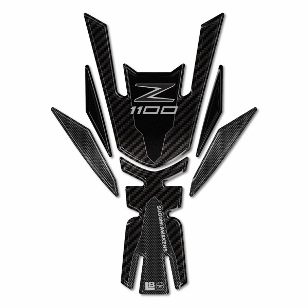Motorrad 3D Klebe-Tankschutz passend für Kawasaki Z1100 2026