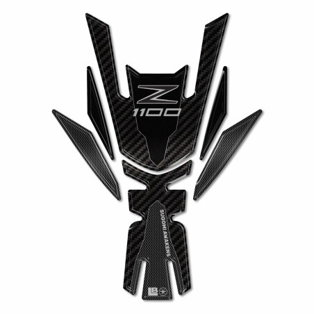 Protector de depósito adhesivo 3D para moto compatible con Kawasaki Z1100 2026