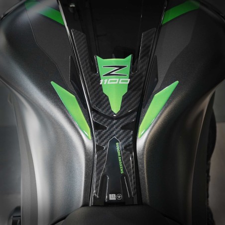 Protection de réservoir 3D adhésive pour moto compatible avec Kawasaki Z1100 2026