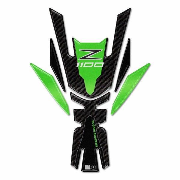 Motorrad 3D Klebe-Tankschutz passend für Kawasaki Z1100 2026