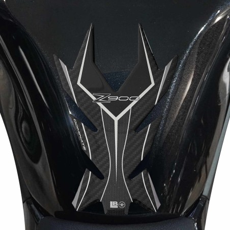 3D αυτοκόλλητο αυτοκόλλητο 3D Gel Tank Guard συμβατό με Kawasaki Z900 2018-2025