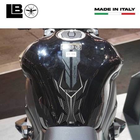 3D αυτοκόλλητο αυτοκόλλητο 3D Gel Tank Guard συμβατό με Kawasaki Z900 2018-2025