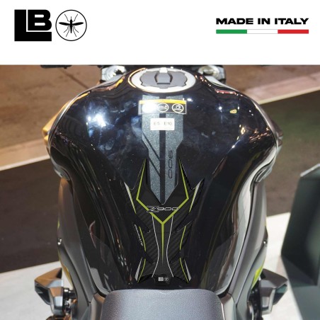 3D αυτοκόλλητο αυτοκόλλητο 3D Gel Tank Guard συμβατό με Kawasaki Z900 2018-2025