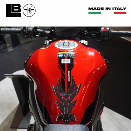 3D αυτοκόλλητο αυτοκόλλητο 3D Gel Tank Guard συμβατό με Kawasaki Z900 2018-2025