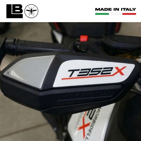 Pegatinas 3D Gel 3D Handguards protectores de moto compatible con Morbidelli T352X 2026