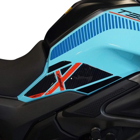 3D Aufkleber Tank Side Protectors kompatibel mit Morbidelli T352X 2026