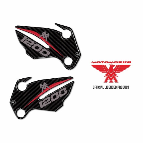                                             3D Fußrastenaufkleber kompatibel mit Moto Morini X-Cape 1200 2026
                                          
