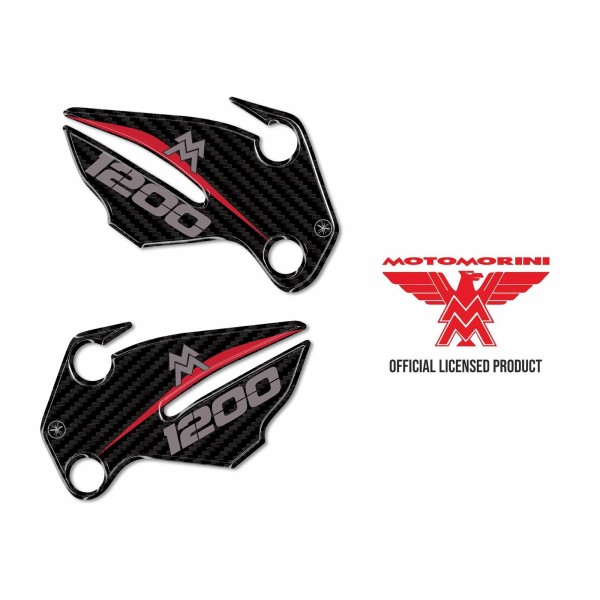 3D Fußrastenaufkleber kompatibel mit Moto Morini X-Cape 1200 2026
