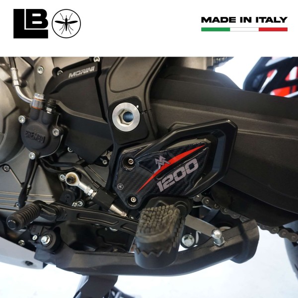 Pegatinas reposapiés 3D compatibles con Moto Morini X-Cape 1200 2026