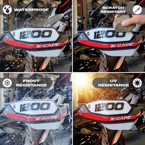 Guardamanos adhesivo 3D compatible con Moto Morini X-Cape 1200 2026