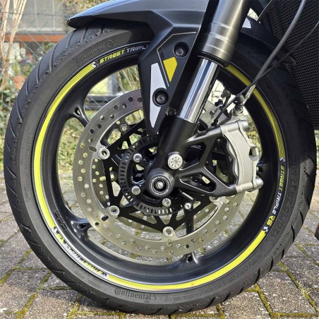 Radaufkleber Felgen 17 kompatibel mit Triumph Street Triple 765 RS