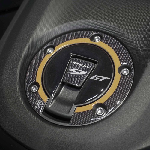                             Sticker 3D Keyless Tank Key Cap Moto compatible avec Yamaha Tracer 9 GT 2025
                          