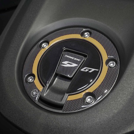 Αυτοκόλλητο 3D Keyless Tank Key Cap μοτοσικλέτας συμβατό με Yamaha Tracer 9 GT 2025