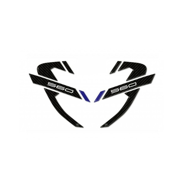 2 3D GEL ADHESIVES CARENE PARTS Scooter kompatibel YAMAHA TMAX 560 2020-21