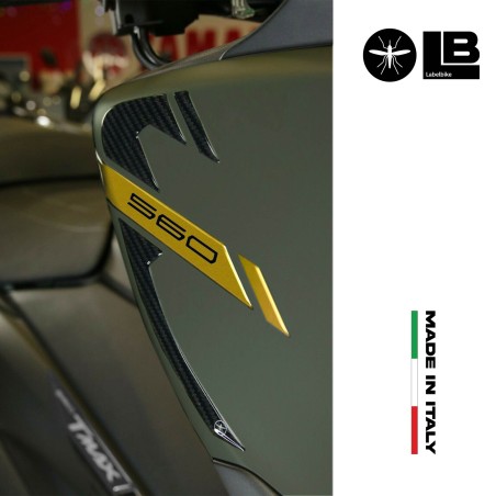 2 3D GEL ADHESIVES CARENE PARTS scooter compatible YAMAHA TMAX 560 2020-21