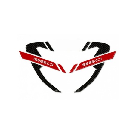 2 3D GEL ADHESIVES CARENE PARTS scooter compatible YAMAHA TMAX 560 2020-21