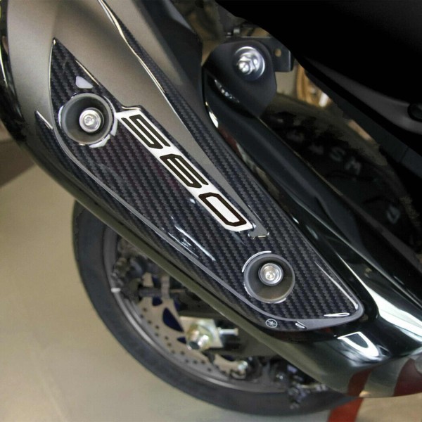 3D Gel Aufkleber Schalldämpferschutz kompatibel Yamaha Tmax 560 2020-2025