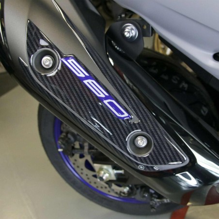 3D gel sticker muffler guard compatible Yamaha Tmax 560 2020-2025