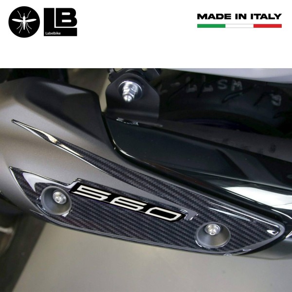 3D gel sticker muffler guard compatible Yamaha Tmax 560 2020-2025