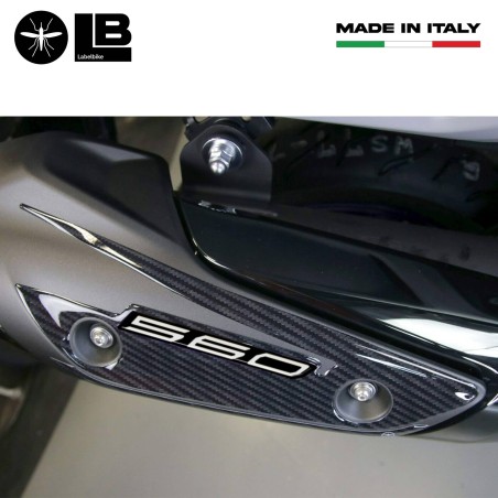 3D gel sticker muffler guard compatible Yamaha Tmax 560 2020-2025