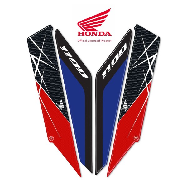 Aufkleber 3D Sattelstützenschützer passend für Honda Africa Twin 1100 2022