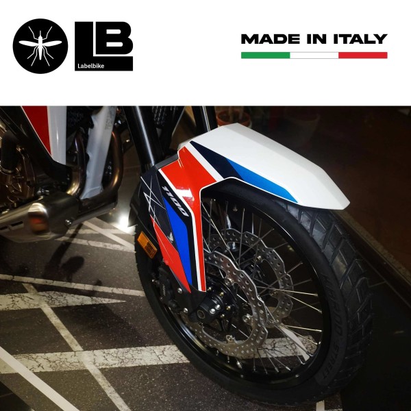 Aufkleber 3D Sattelstützenschützer passend für Honda Africa Twin 1100 2022