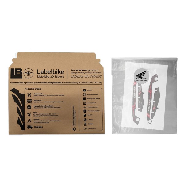 KIT ADHESIVO 3D para PALANCAS DE CARRIL compatibles HONDA AFRICA TWIN 1100 L