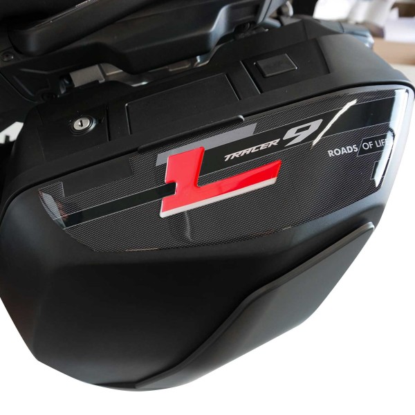 3D-Aufkleber zum Schutz der Motorradkoffer, passend für den Yamaha Tracer 9 (Modelljahre 2025–26)