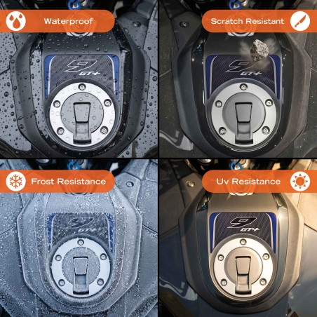 Adhesivo 3D para el depósito de la moto, compatible con la Yamaha Tracer 9 GT+ 2026