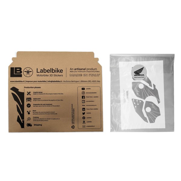 Autocollants de protection de talon en gel 3D compatibles avec Honda Africa Twin 1000