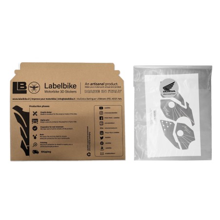 Autocollants de protection de talon en gel 3D compatibles avec Honda Africa Twin 1000
