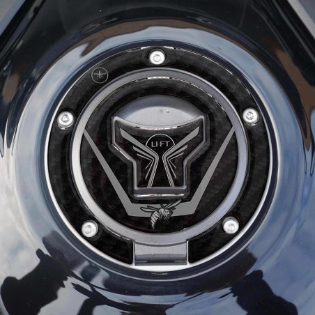 Sticker 3D protection de bouchon de réservoir de moto compatible avec Honda Hornet 500 750