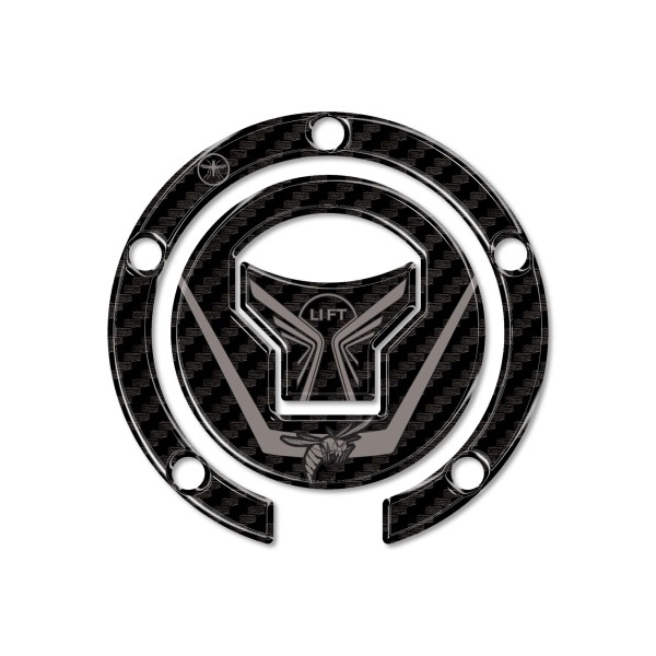 Sticker 3D protection de bouchon de réservoir de moto compatible avec Honda Hornet 500 750
